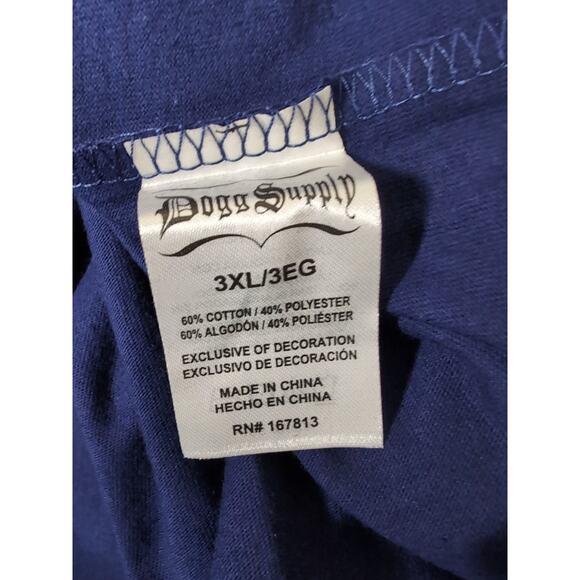 Dogg Supply By Snoop Dog Embroidered T Shirt Size 3XL)(586) - Picture 8 of 9